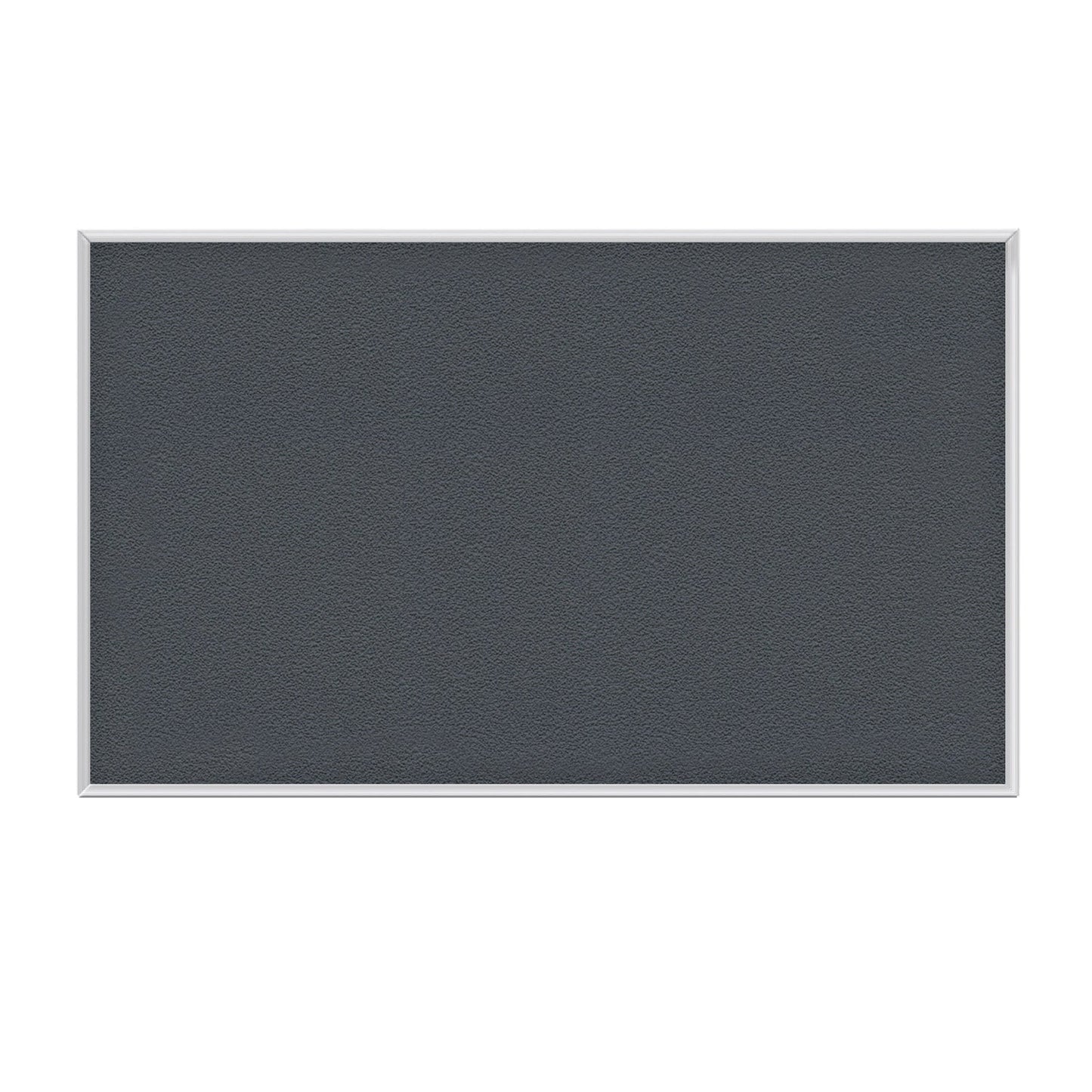 Ghent Fabric Bulletin Board, Satin Aluminum Frame, 4’H x 6’W (GHE - AT46FXX) - SchoolOutlet