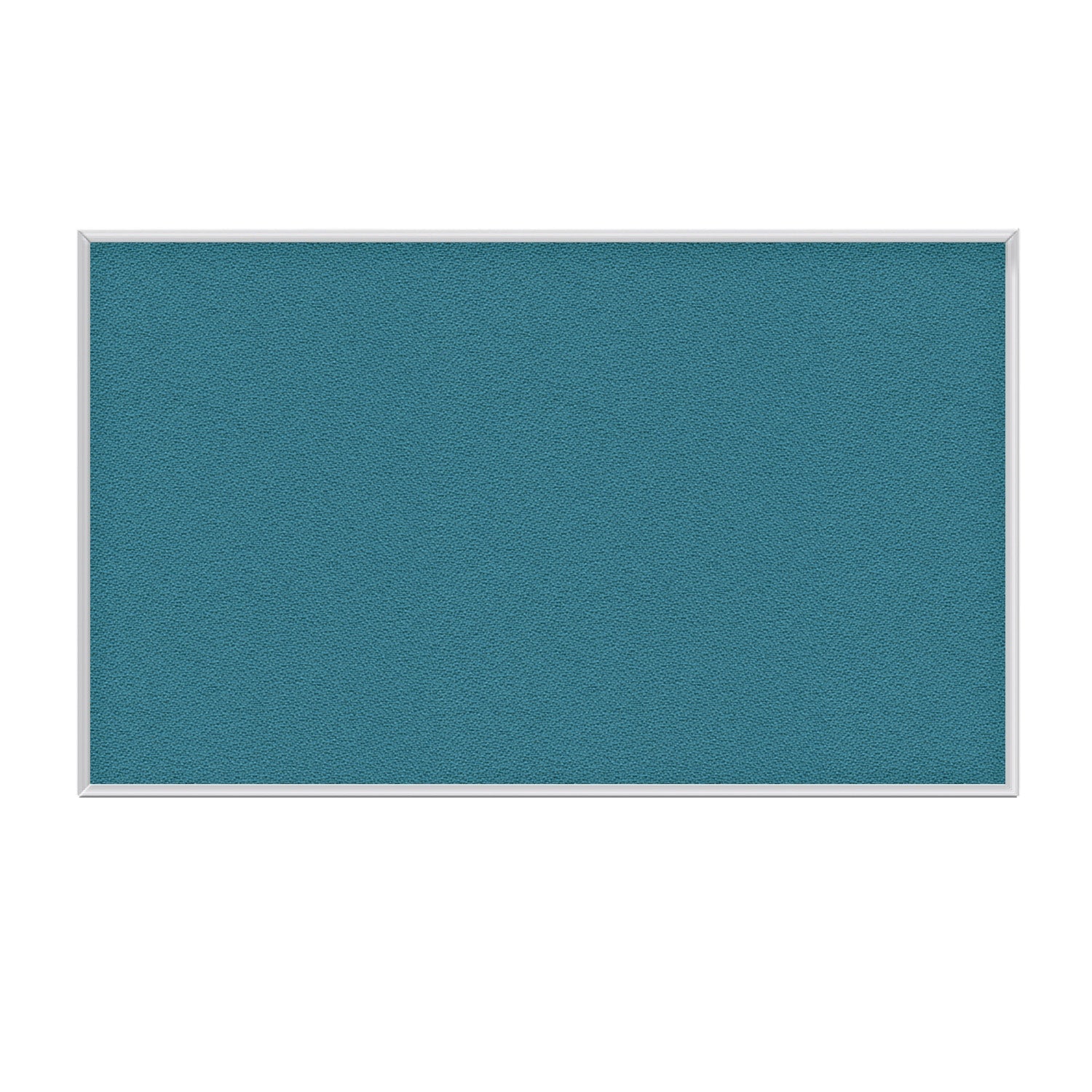 Ghent Fabric Bulletin Board, Satin Aluminum Frame, 4’H x 6’W (GHE - AT46FXX) - SchoolOutlet