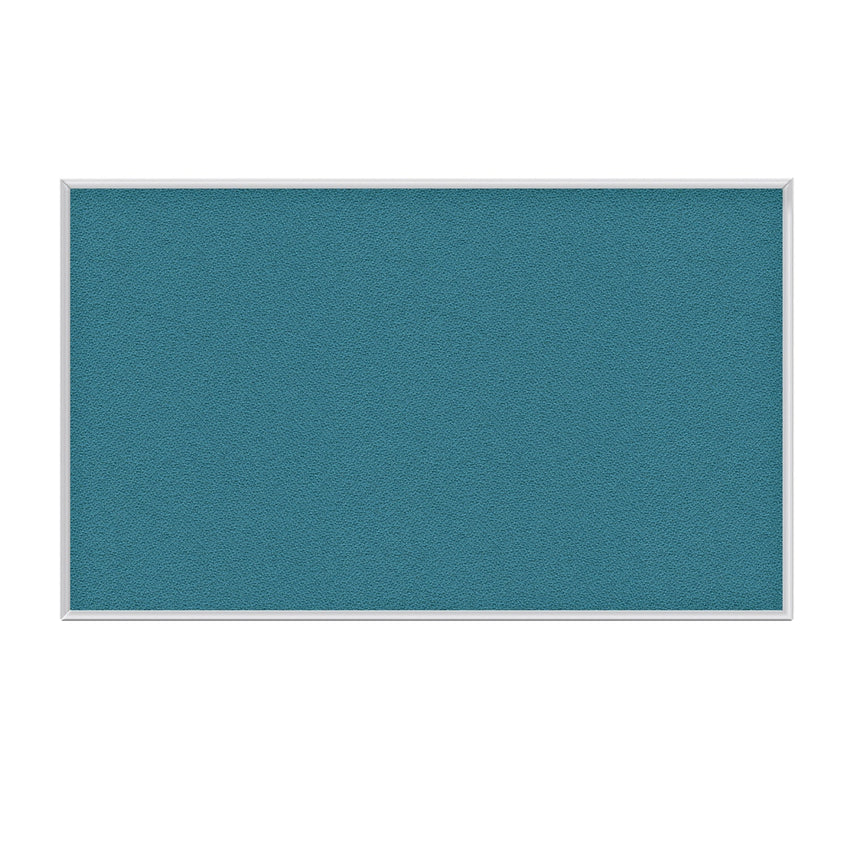 Ghent Fabric Bulletin Board, Satin Aluminum Frame, 4’H x 6’W (GHE - AT46FXX) - SchoolOutlet