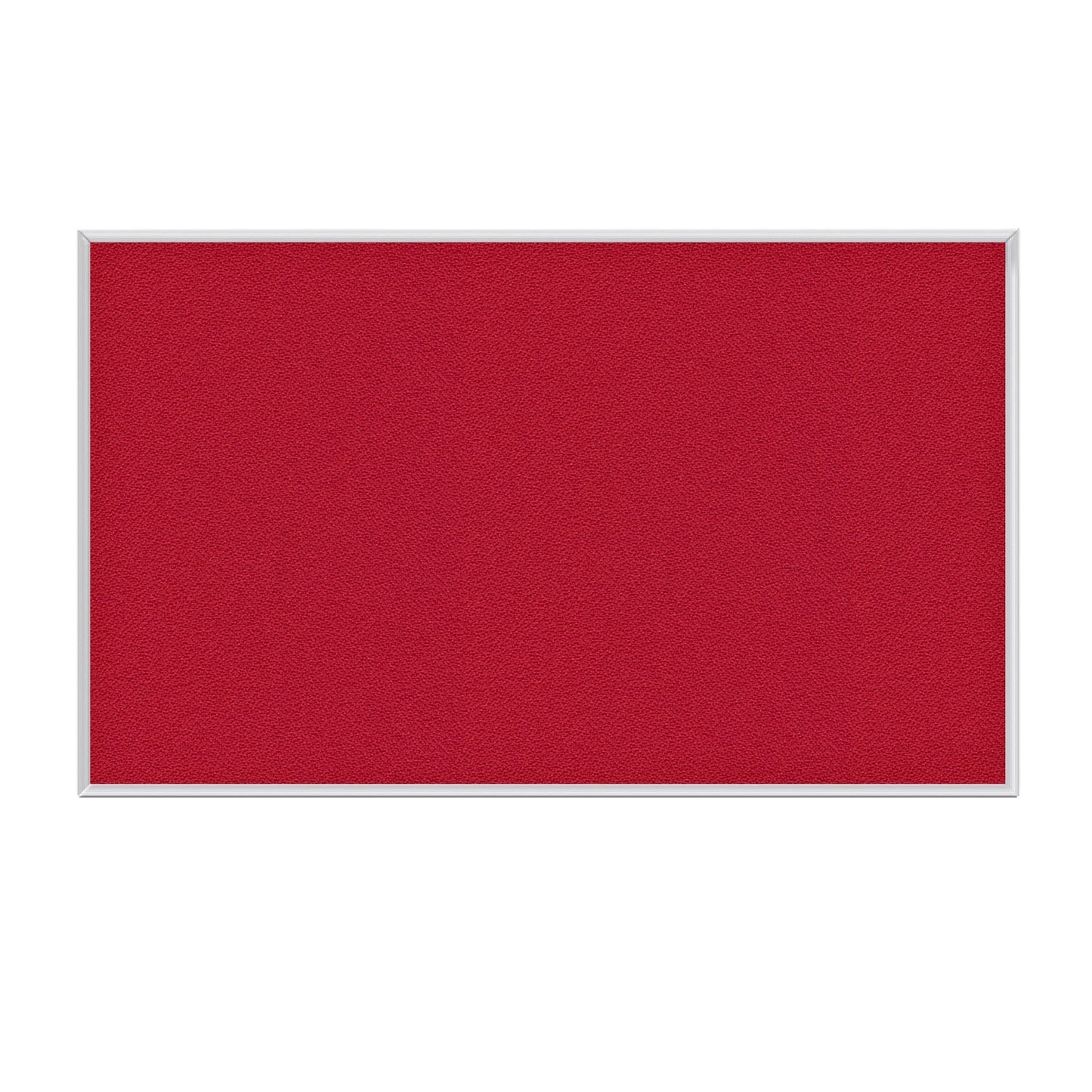 Ghent Fabric Bulletin Board, Satin Aluminum Frame, 4’H x 6’W (GHE - AT46FXX) - SchoolOutlet