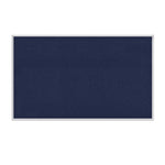 Ghent Fabric Bulletin Board, Satin Aluminum Frame, 4’H x 7’4
