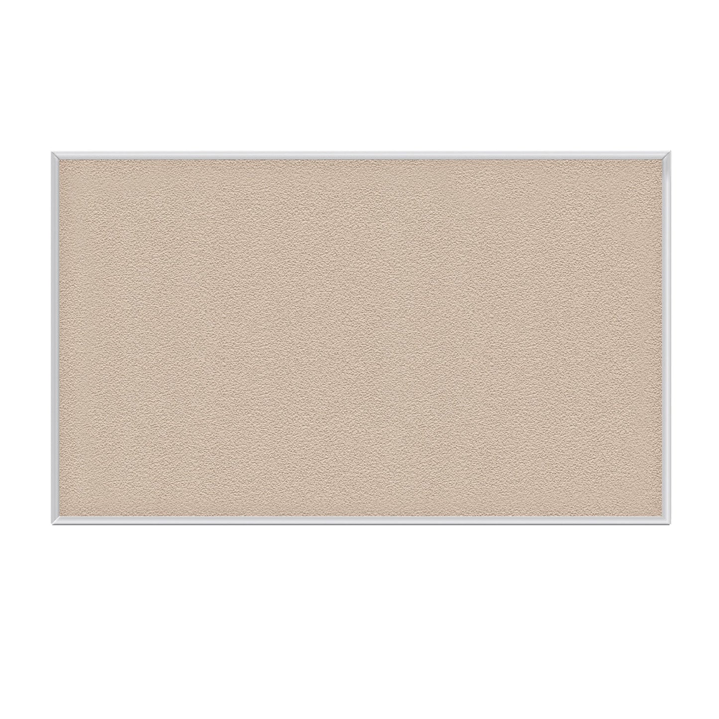 Ghent Fabric Bulletin Board, Satin Aluminum Frame, 4’H x 8’W (GHE - AT48FXX) - SchoolOutlet