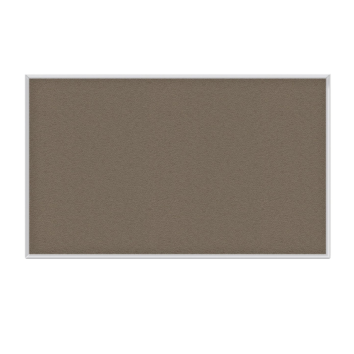 Ghent Fabric Bulletin Board, Satin Aluminum Frame, 4’H x 8’W (GHE - AT48FXX) - SchoolOutlet