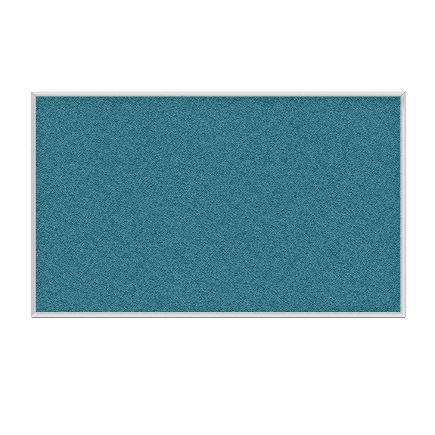 Ghent Fabric Bulletin Board, Satin Aluminum Frame, 4’H x 8’W (GHE - AT48FXX) - SchoolOutlet