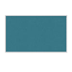 Ghent Fabric Bulletin Board, Satin Aluminum Frame, 4’H x 8’W (GHE - AT48FXX) - SchoolOutlet