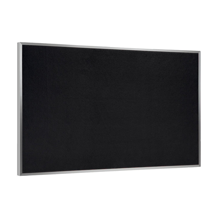 Ghent Recycled Bulletin Board, Satin Aluminum Frame, 3'H x 4'W (GHE - ATR34 - XX) - SchoolOutlet
