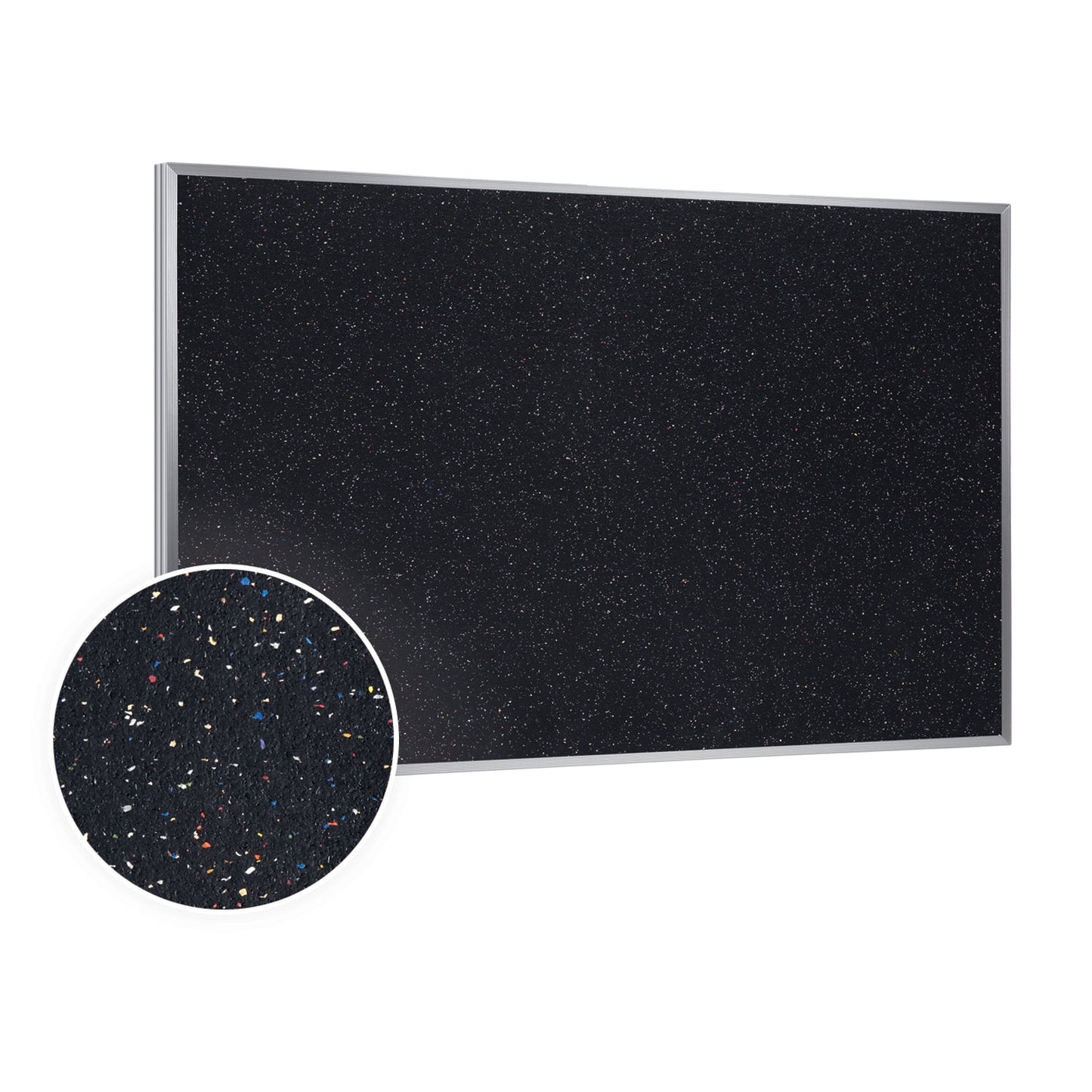 Ghent Recycled Bulletin Board, Satin Aluminum Frame, 3'H x 4'W (GHE - ATR34 - XX) - SchoolOutlet
