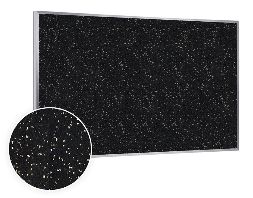 Ghent Recycled Bulletin Board, Satin Aluminum Frame, 3'H x 4'W (GHE - ATR34 - XX) - SchoolOutlet
