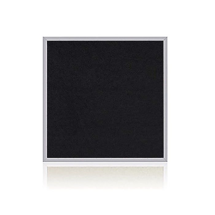 Ghent Recycled Bulletin Board, Satin Aluminum Frame, 4'H x 4'W (GHE - ATR44 - XX) - SchoolOutlet
