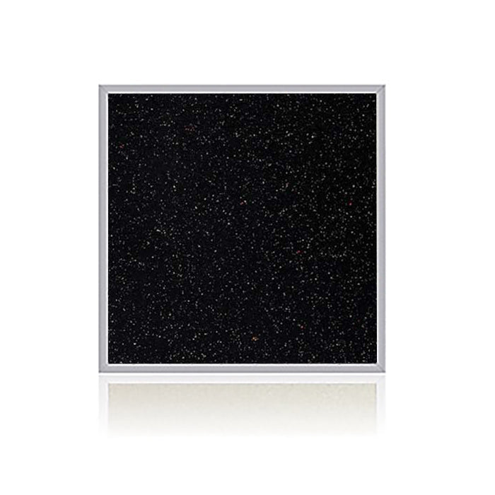 Ghent Recycled Bulletin Board, Satin Aluminum Frame, 4'H x 4'W (GHE - ATR44 - XX) - SchoolOutlet
