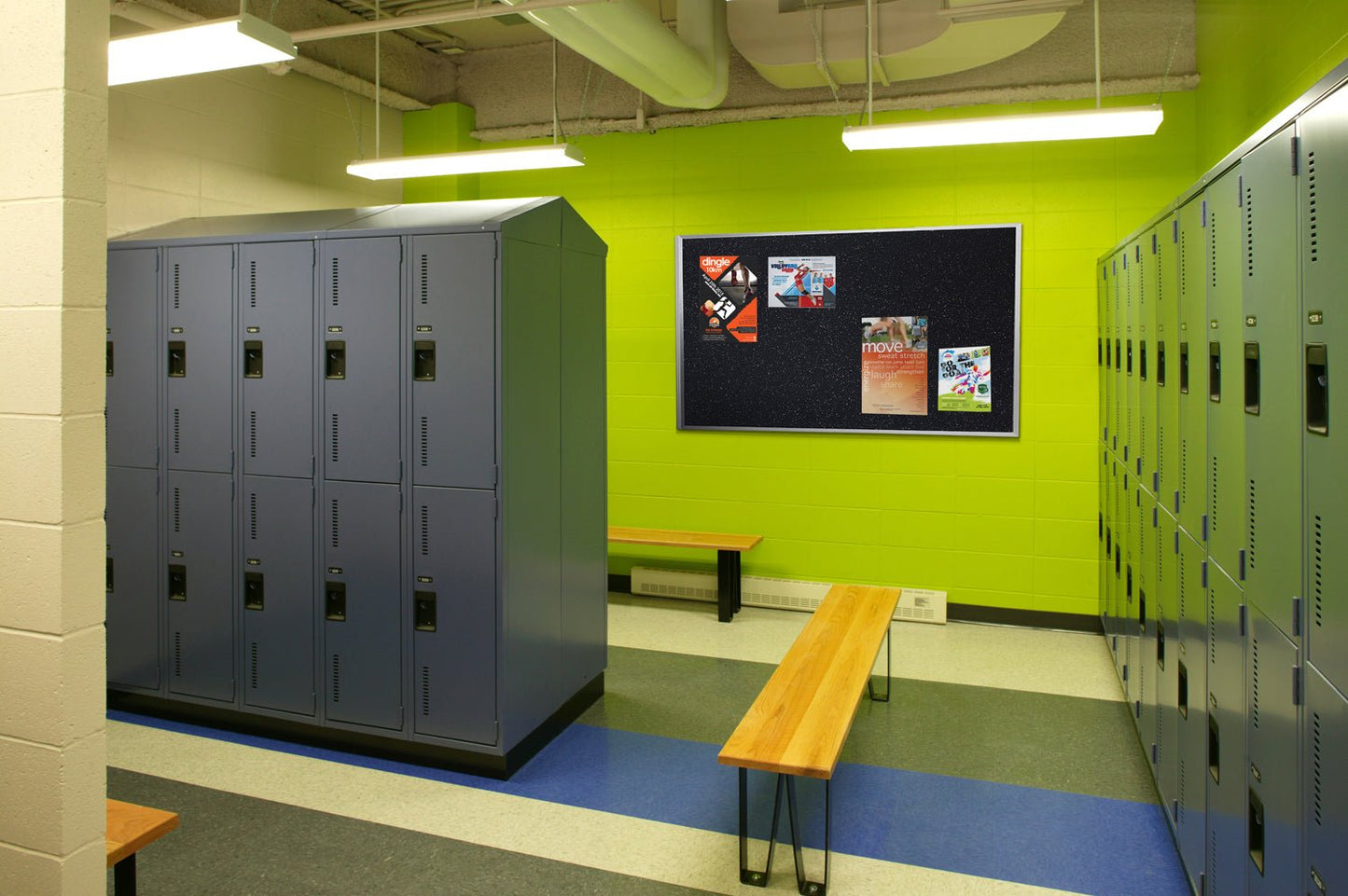 Ghent Recycled Bulletin Board, Satin Aluminum Frame, 4'H x 7' 4"W (GHE - ATR47 - XX) - SchoolOutlet