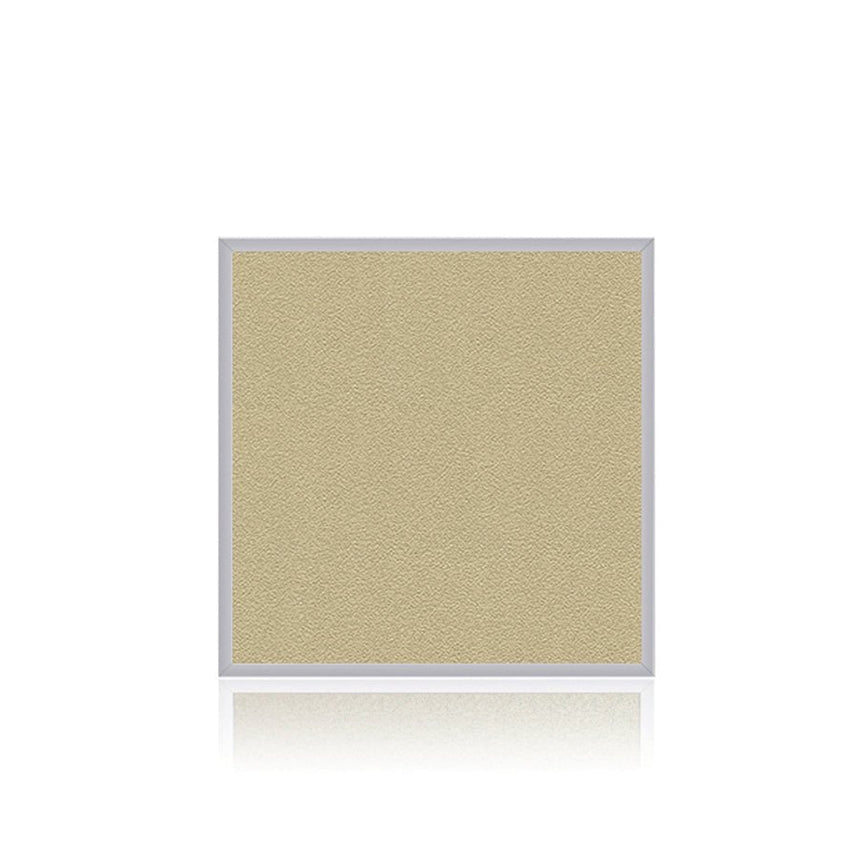 Ghent Vinyl Bulletin Board, Satin Aluminum Frame, 4'H x 4'W (GHE - AV44 - XXX) - SchoolOutlet