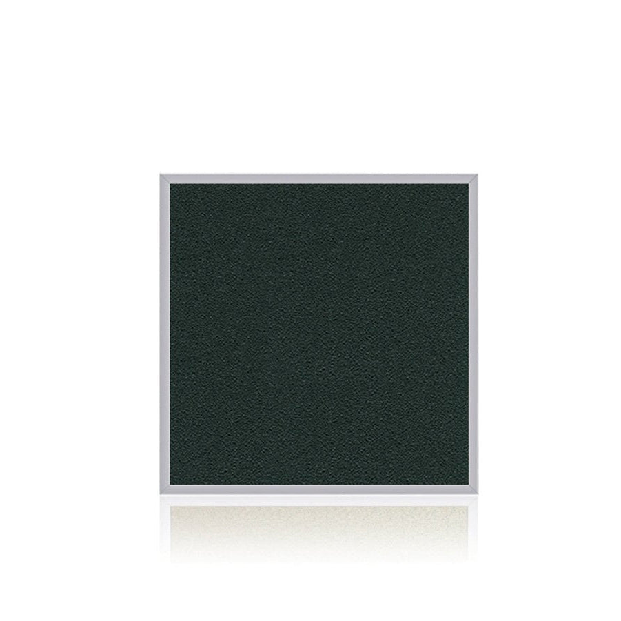 Ghent Vinyl Bulletin Board, Satin Aluminum Frame, 4'H x 4'W (GHE - AV44 - XXX) - SchoolOutlet