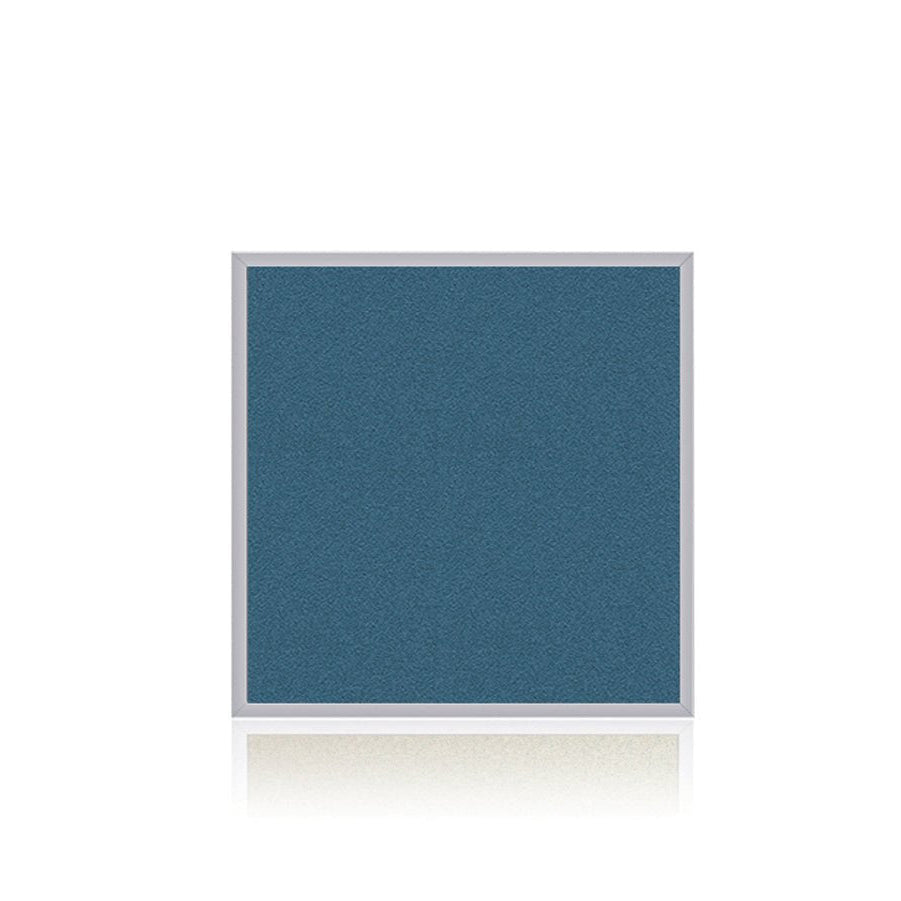Ghent Vinyl Bulletin Board, Satin Aluminum Frame, 4'H x 4'W (GHE - AV44 - XXX) - SchoolOutlet
