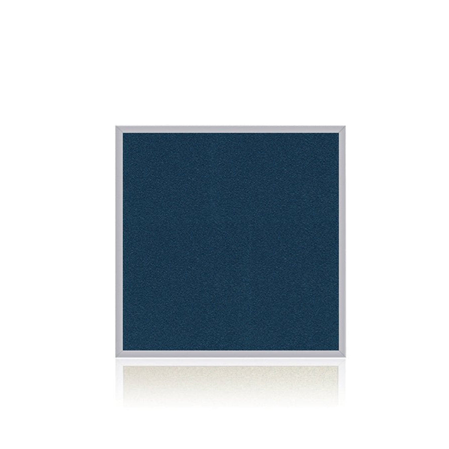 Ghent Vinyl Bulletin Board, Satin Aluminum Frame, 4'H x 4'W (GHE - AV44 - XXX) - SchoolOutlet