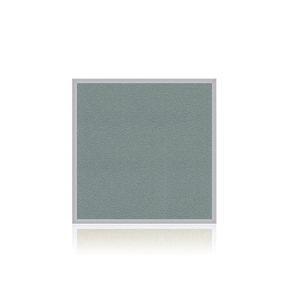 Ghent Vinyl Bulletin Board, Satin Aluminum Frame, 4'H x 4'W (GHE - AV44 - XXX) - SchoolOutlet