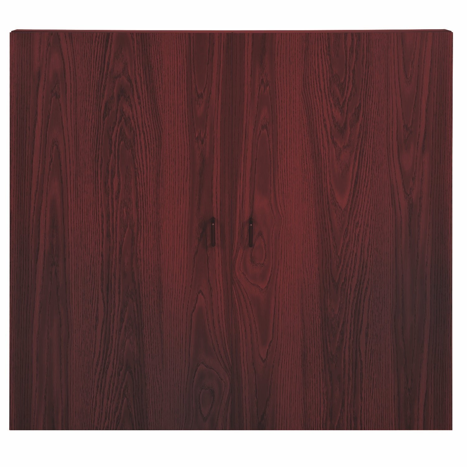 Ghent Porcelain Whiteboard, Magnetic Cabinet w/ Cork Interior Doors, 4'H x 4'W (GHE - C1 - 44X) - SchoolOutlet