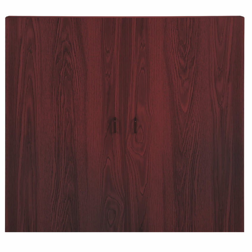 Ghent Porcelain Whiteboard, Magnetic Cabinet w/ Cork Interior Doors, 4'H x 4'W (GHE - C1 - 44X) - SchoolOutlet