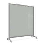 Ghent EZ Mobile Glassboard, Aluminum Frame, Non - Magnetic, 75