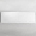 Ghent Flyte Duo Double - Sided Frameless Whiteboard, 4' x 12', White, Two Piece (GHE - FLYD - 412 - GM - WH - 2P) - SchoolOutlet