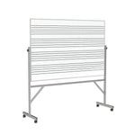 Ghent Reversible Music Staff Porcelain Whiteboard, Magnetic, 4'H x 6'W, 1 - Sided (GHE - GARM1M146 - MS1) - SchoolOutlet
