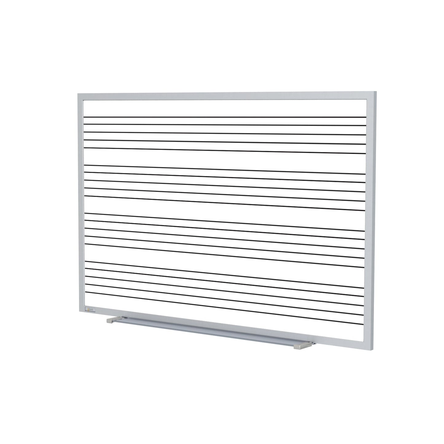 Ghent Music Staff Porcelain Whiteboard, Magnetic, 4'H x 6'W (GHE - GM1 - 46 - MS) - SchoolOutlet
