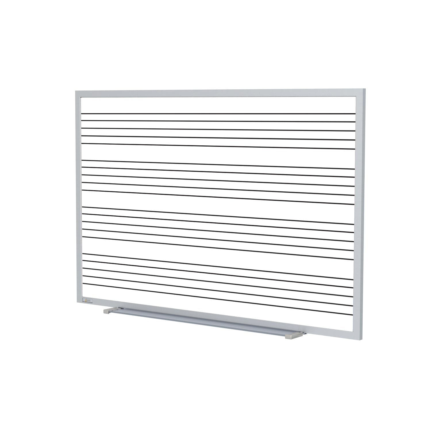 Ghent Music Staff Porcelain Whiteboard, Magnetic, 4'H x 8'W (GHE - GM1 - 48 - MS) - SchoolOutlet