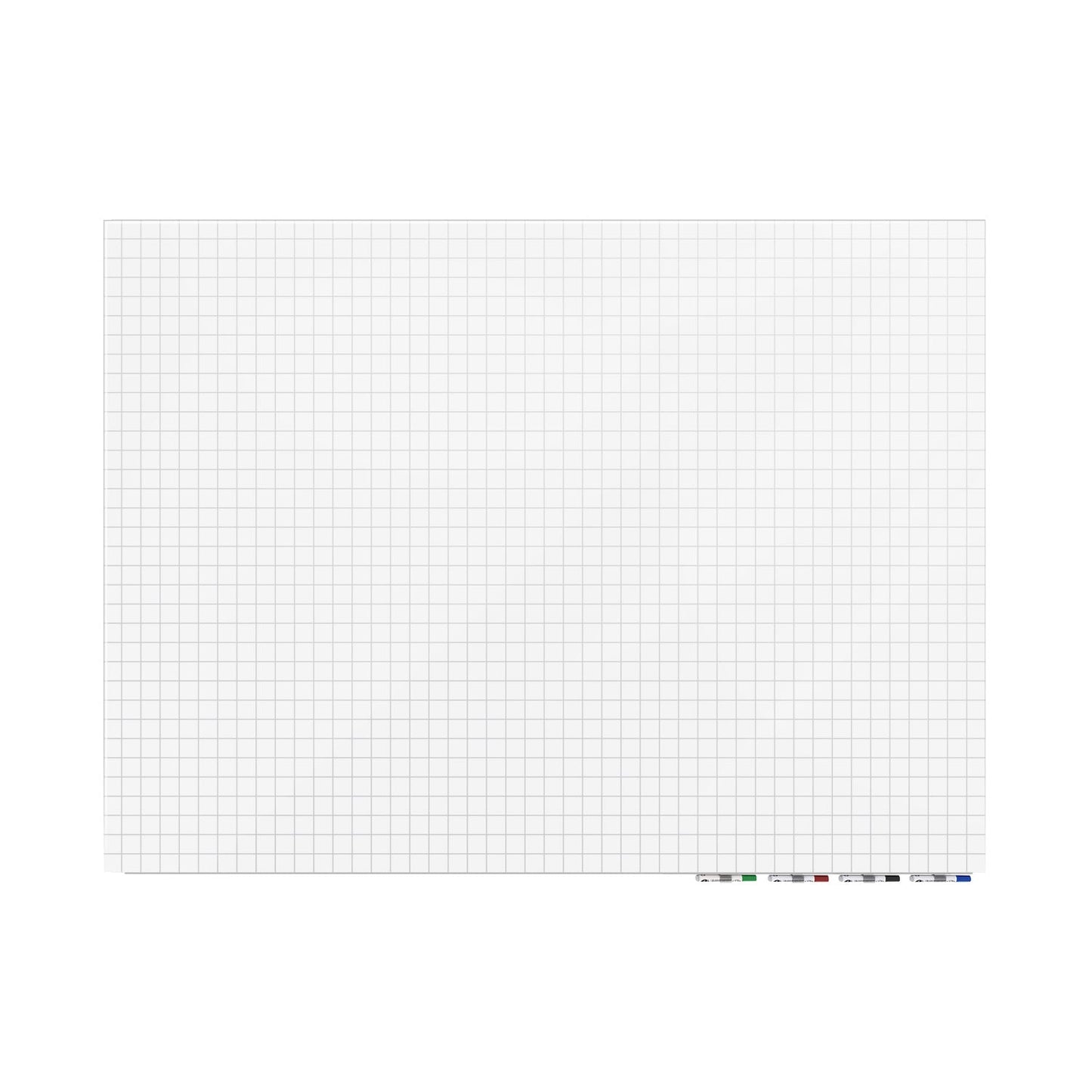 Ghent Grid Aria Low Profile Glassboard, 1x1" Grid, Magnetic, 2'H x 3'W (GHE - GRPARIASM21G - 23) - SchoolOutlet