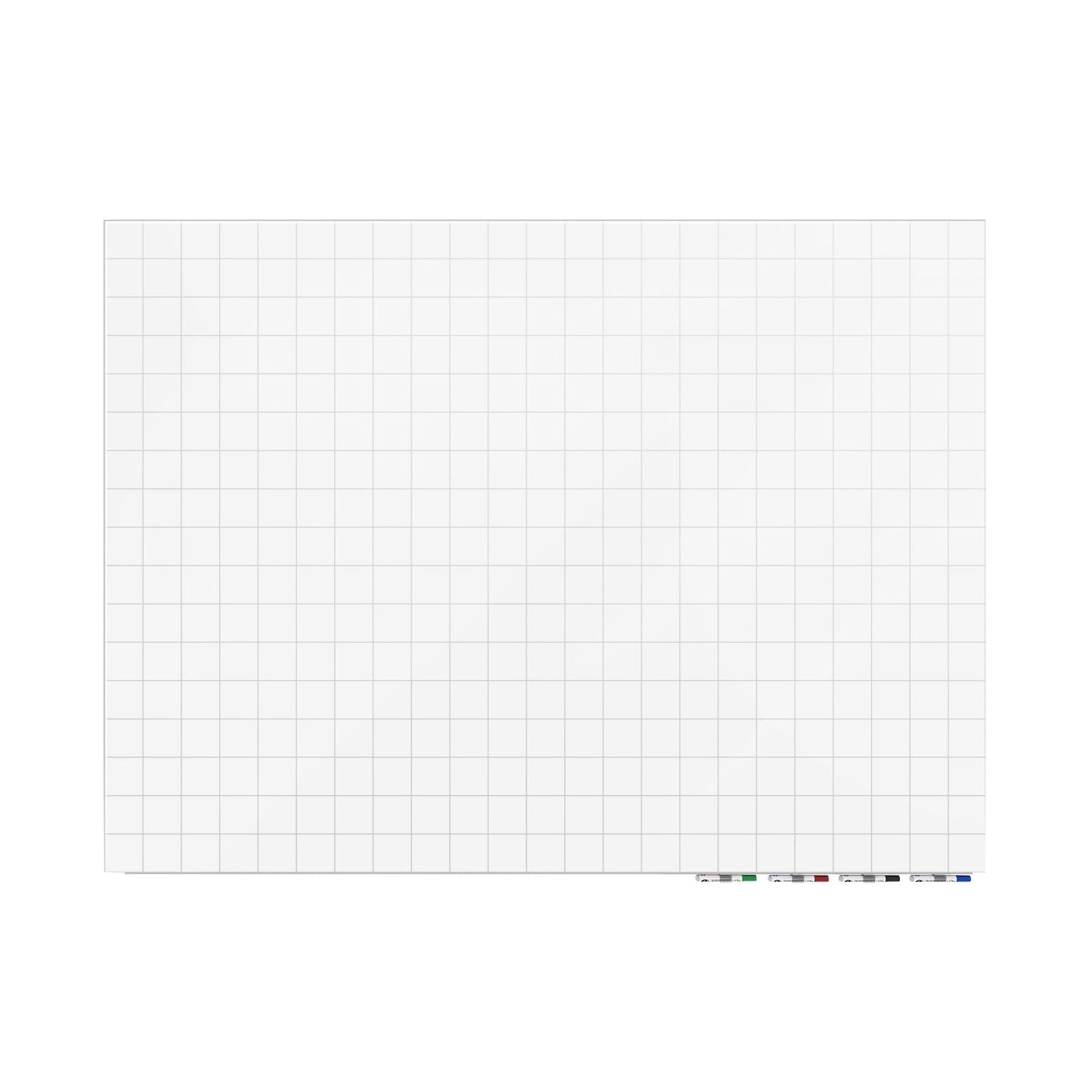 Ghent Grid Aria Low Profile Glassboard, 2x2" Grid, Magnetic, 4'H x 8'W (GHE - GRPARIASM22G - 48) - SchoolOutlet