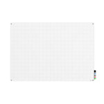 Ghent Grid Harmony Glassboard w/ Standoffs, Round Corners, 2x2