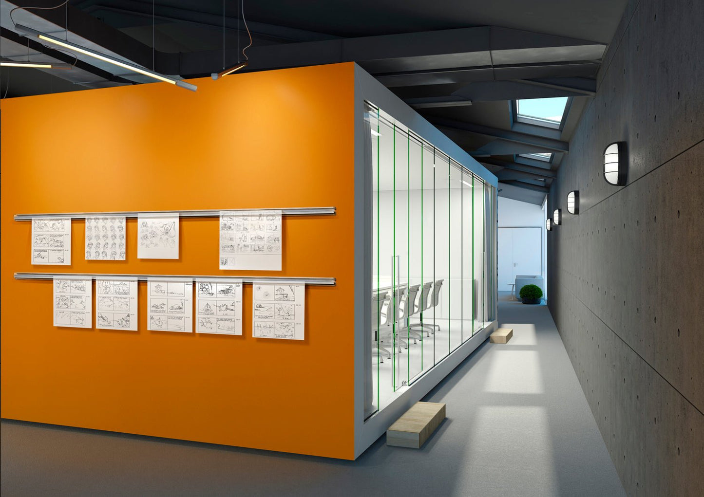 Ghent Hold - Up Display Rail - 60" (GHE - H60) - SchoolOutlet