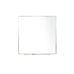 Ghent M1 Porcelain Magnetic Whiteboard, Aluminum Frame, 4'H x 4'W (GHE - M1 - 44 - 4) - SchoolOutlet