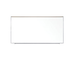 Ghent Proma Magnetic Porcelain Whiteboard, Aluminum Frame and Maprail, 5'H x 10'W (GHE-M1P-510-1M)