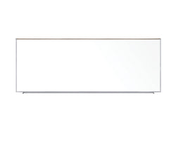 Ghent Proma Magnetic Porcelain Whiteboard, Aluminum Frame and Maprail, 5'H x 12'W (GHE-M1P-512-1M)