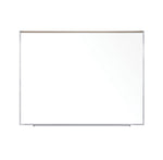 Ghent Proma Magnetic Porcelain Whiteboard, Aluminum Frame and Maprail, 5'H x 6'W (GHE - M1P - 56 - 1M) - SchoolOutlet