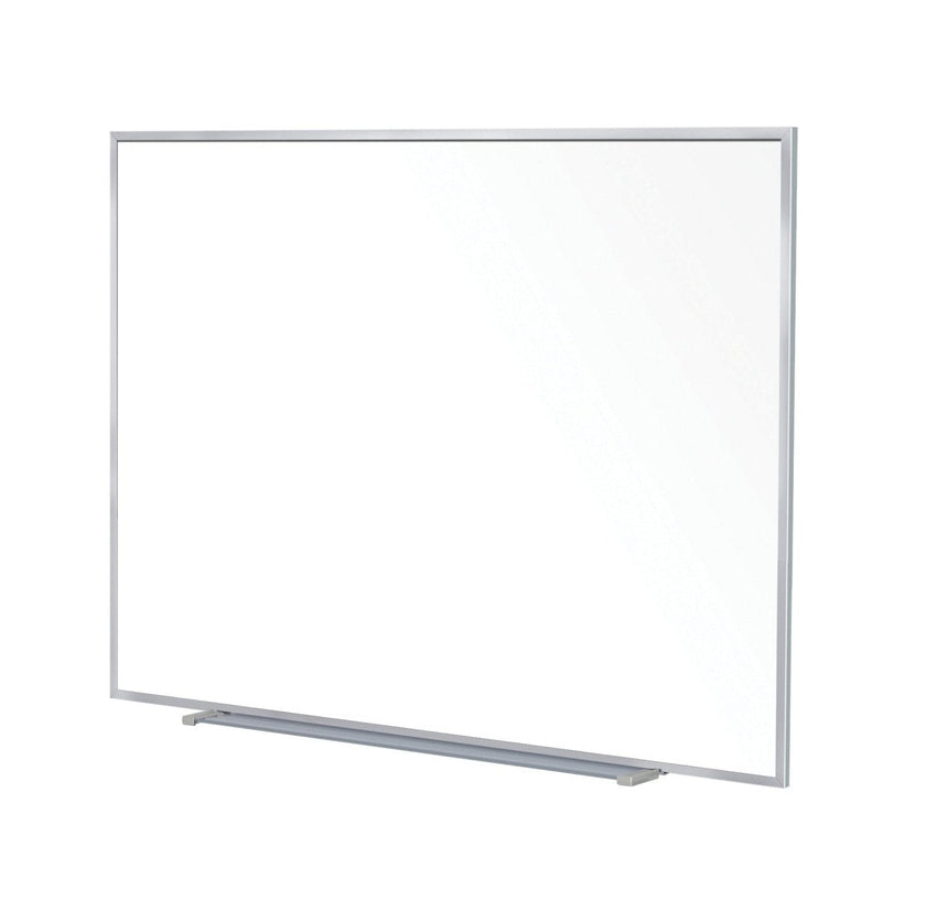 Ghent Proma Magnetic Porcelain Whiteboard, Aluminum Frame, 5'H x 6'W (GHE - M1P - 56 - 4) - SchoolOutlet