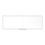 Ghent M2 Non - Magnetic Whiteboard, Aluminum Frame, 4'H x 16'W (GHE - M2 - 416 - 4) - SchoolOutlet