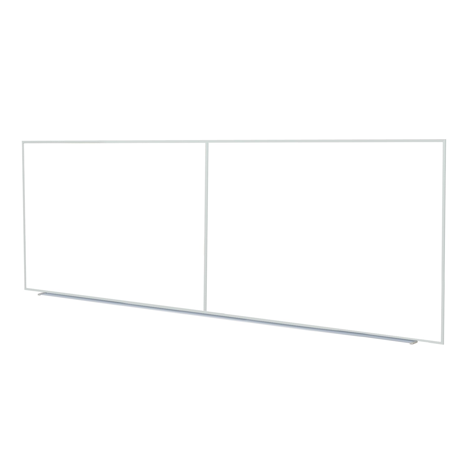 Ghent M2 Non - Magnetic Whiteboard, Aluminum Frame, 4'H x 16'W (GHE - M2 - 416 - 4) - SchoolOutlet