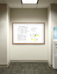 Ghent M2 Non - Magnetic Whiteboard, Wood Frame, 2'H x 3'W (GHE - M2W - 23 - 1) - SchoolOutlet