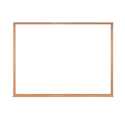 Ghent M2 Non-Magnetic Whiteboard, Wood Frame, 2'H x 3'W (GHE-M2W-23-1)
