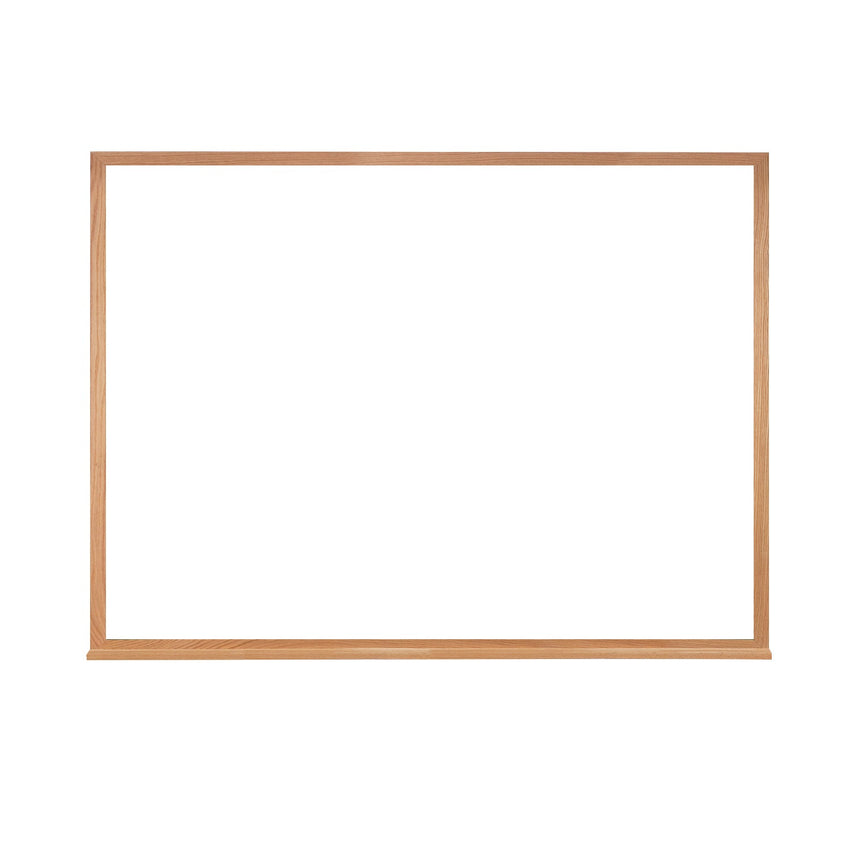 Ghent M2 Non - Magnetic Whiteboard, Wood Frame, 3'H x 4'W (GHE - M2W - 34 - 1) - SchoolOutlet