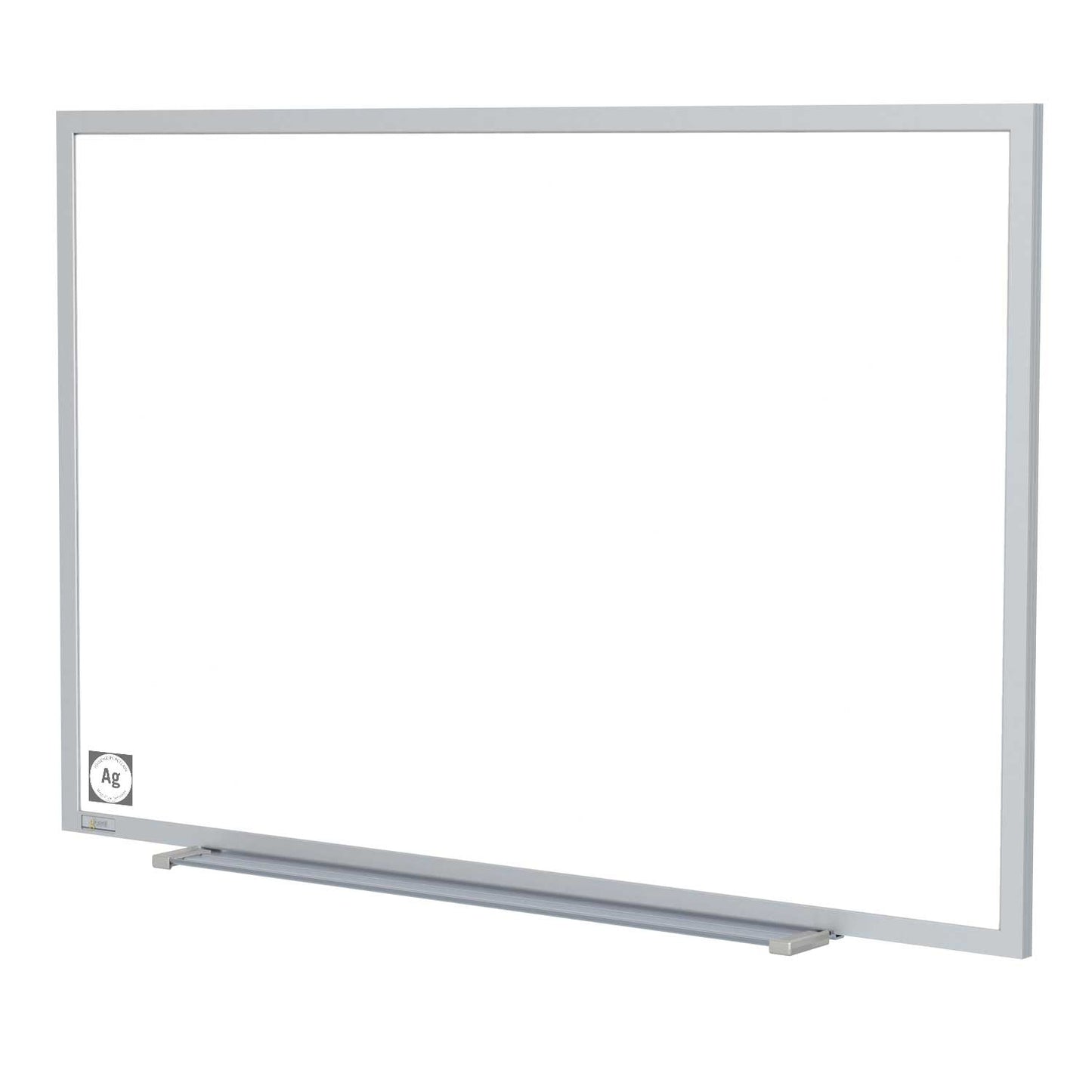 Ghent Magnetic Hygienic Porcelain Whiteboard with Aluminum Frame, 4'H x 7' 4"W (GHE - M4 - 47 - 4) - SchoolOutlet