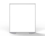 Ghent Floor Partition, Aluminum Frame with Magnetic Porcelain Panel, 54