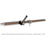 Ghent Maprail, Satin Aluminum w/ Cork Insert, 1