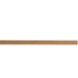 Ghent Maprail, Satin Aluminum w/ Cork Insert, 1"H x 6'W (GHE-MR6)
