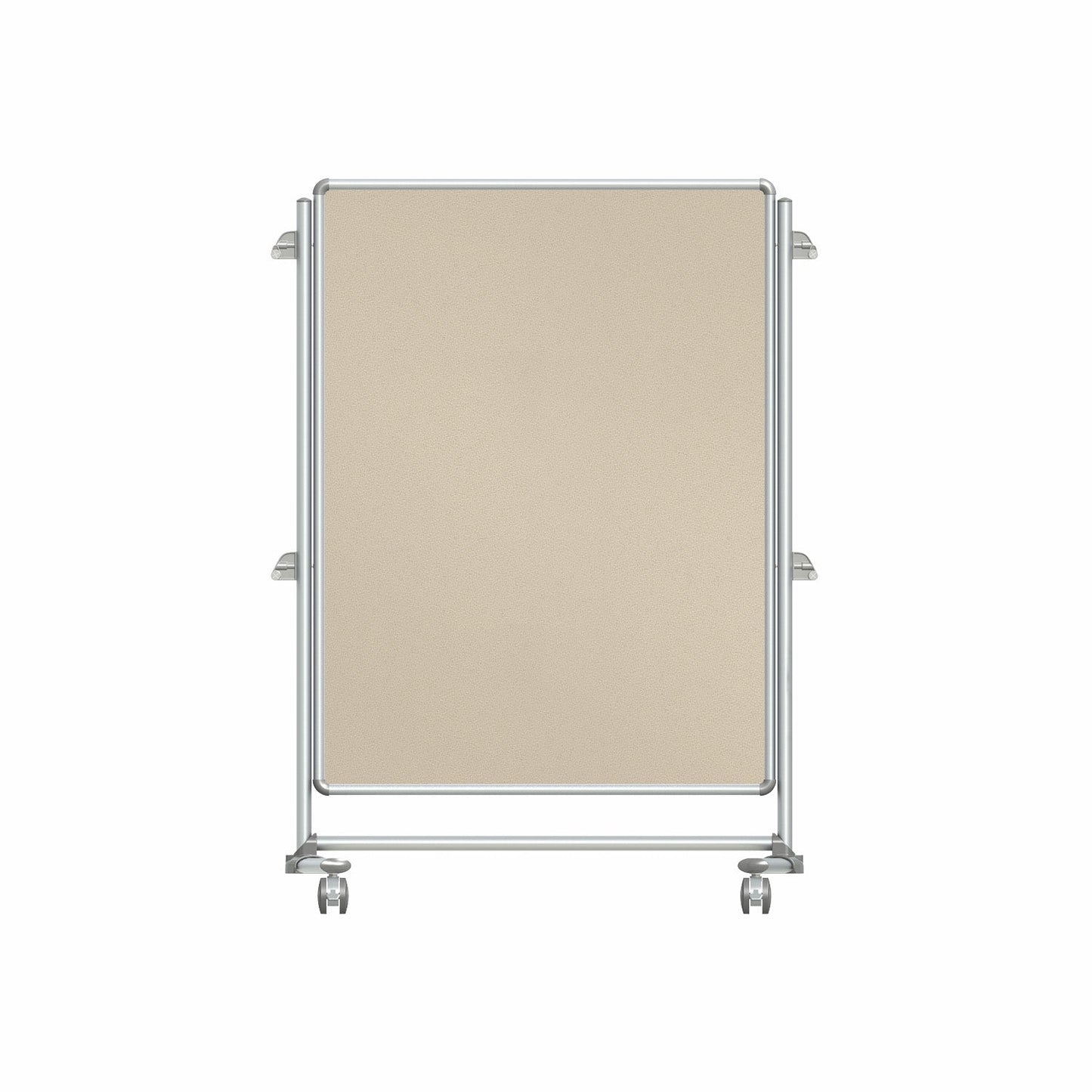 Ghent Nexus Jr. Partition, Mobile 2 - Sided Fabric Bulletin Board, 46"H x 34"W (GHE - NEX223FFP - XX) - SchoolOutlet
