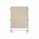 Ghent Nexus Jr. Partition, Mobile 2 - Sided Fabric Bulletin Board, 46