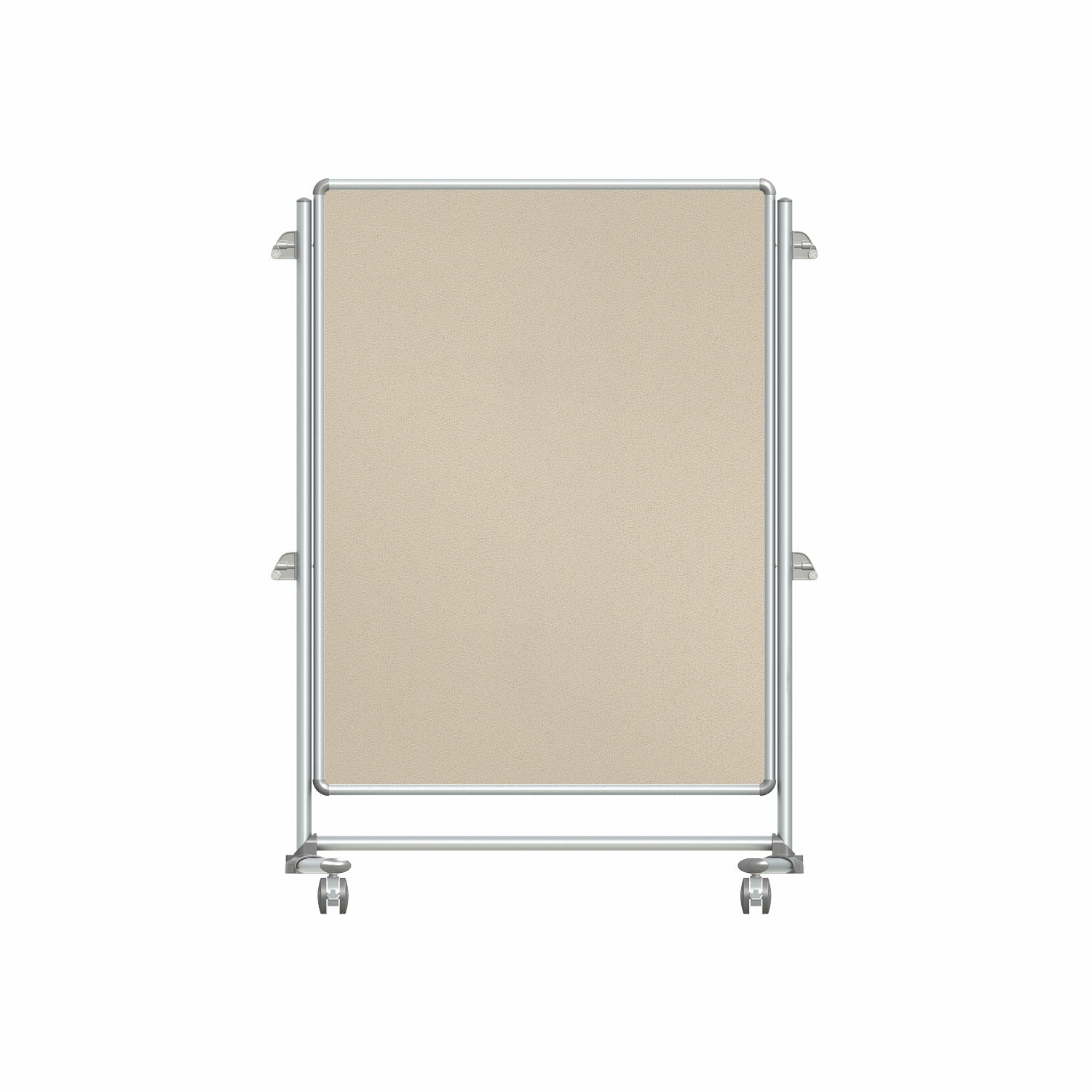 Ghent Nexus Jr. Partition, Mobile 2 - Sided Fabric Bulletin Board, 46"H x 34"W (GHE - NEX223FFP - XX) - SchoolOutlet