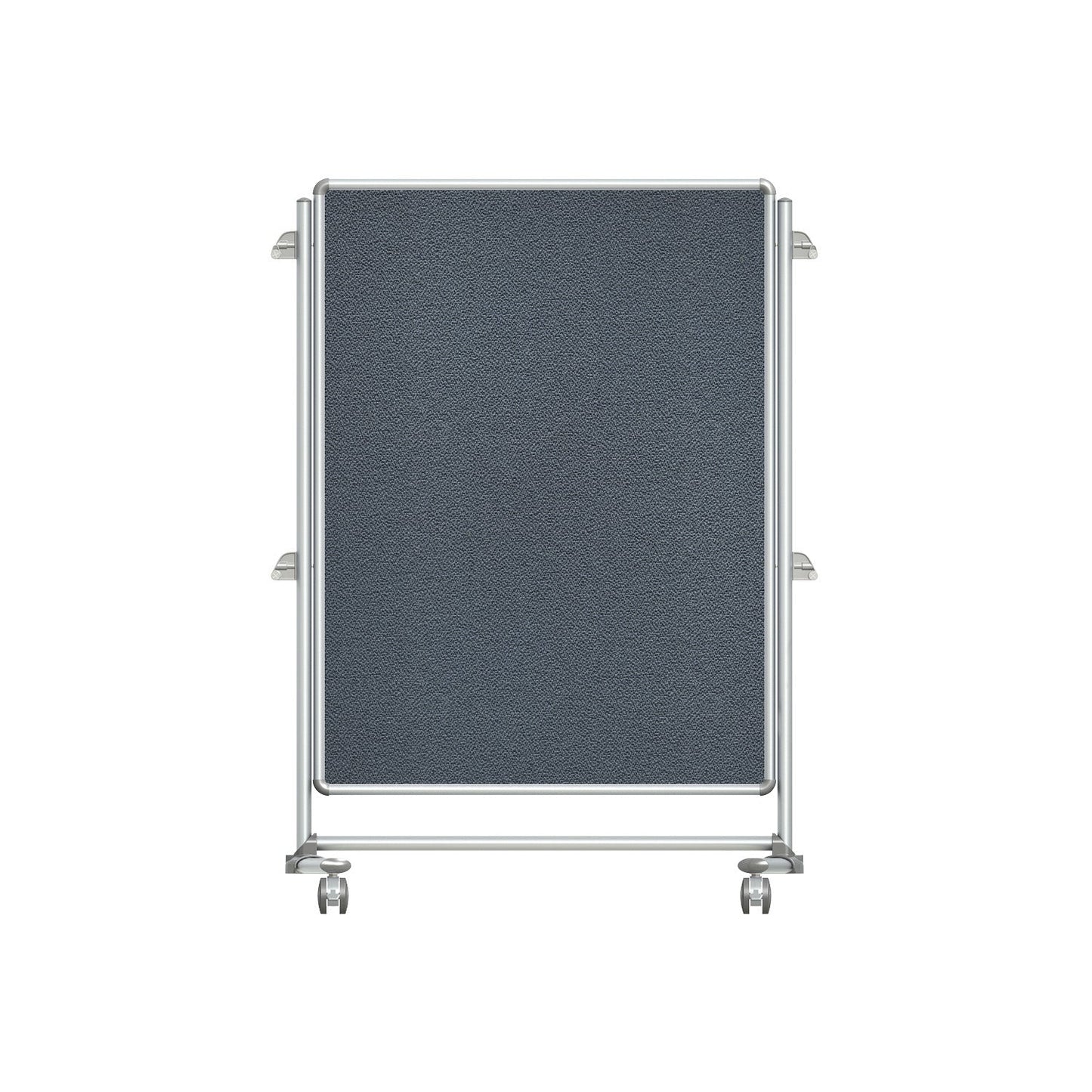Ghent Nexus Jr. Partition, Mobile 2 - Sided Fabric Bulletin Board, 46"H x 34"W (GHE - NEX223FFP - XX) - SchoolOutlet