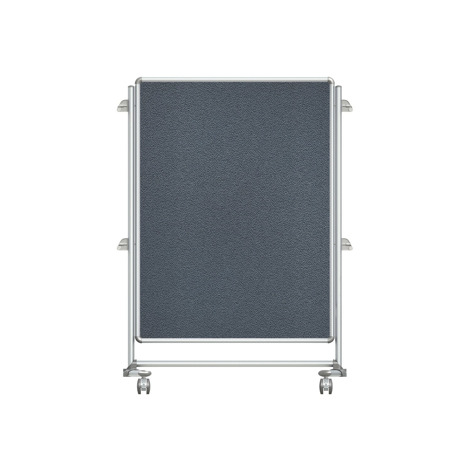 Ghent Nexus Jr. Partition, Mobile 2 - Sided Fabric Bulletin Board, 46"H x 34"W (GHE - NEX223FFP - XX) - SchoolOutlet